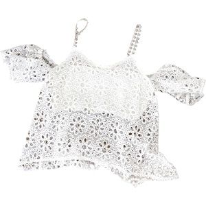 Jack BB Dakota Cotton Eyelet Off Shoulder Top